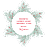 Evergreen Wreath Back