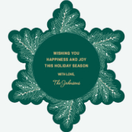 Evergreen Wreath Back