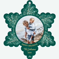 Evergreen Wreath Front