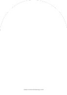 Floral Arch (Shaped Cut) Back