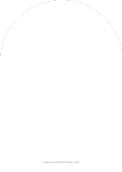 Floral Arch (Shaped Cut) Back