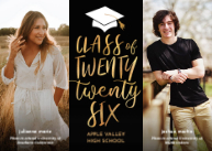 Capped Year (Two Grads) Front