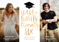 Capped Year (Two Grads) Front