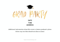 Capped Year (Two Grads) Back