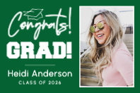 (36 x 24) Cap Congrats!