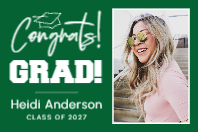 (36 x 24) Cap Congrats!