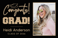 (36 x 24) Cap Congrats!