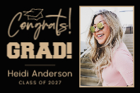 (36 x 24) Cap Congrats!