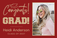 (24 x 36) Cap Congrats!