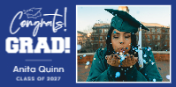 (72 x 36) Cap Congrats!