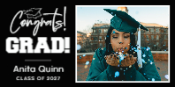 (48 x 24) Cap Congrats!