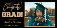 (48 x 24) Cap Congrats!
