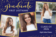 (36 x 24) Confetti Splatter