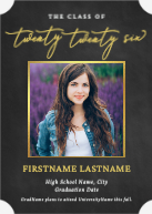 Brilliant Script, Announcement (Shaped Cut) Front