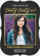 Brilliant Script, 2 Sided (Shaped Cut) Front