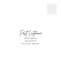Mixed Typography, Signature Modern Front