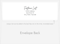 Mixed Typography, Signature Modern Back