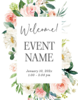 (22 x 28) Blushing Bouquet