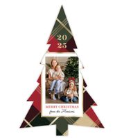 Foiled Tartan (Shaped Cut) Front