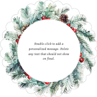 Pine and Berry Wreath Back