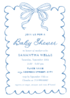 Hand Drawn Border with Bow Front