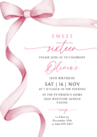 Sweet Sixteen Bow Front