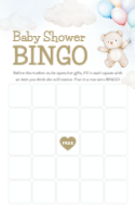 Baby Shower Bingo