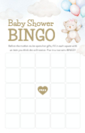 Baby Shower Bingo