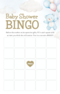 Baby Shower Bingo