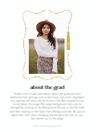 Whimsical Grad Tassel Back