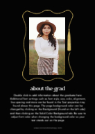 Whimsical Grad Tassel Back