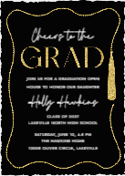 Whimsical Grad Tassel (Shaped Cut) Front