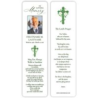 Green Celtic Cross Front