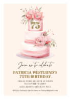 Pretty Pink Cake Front