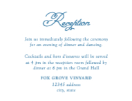 Spring Vines Reception Enclosure Front