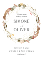 (18 x 24) Autumn Wreath