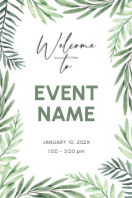 (24 x 36) Leaf Branches