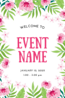 (24 x 36) Orchid Luau