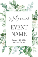 (24 x 36) Eucalyptus Greenery