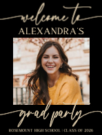 (18 x 24) Script Welcome