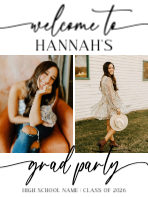 (18 x 24) Script Welcome