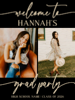 (18 x 24) Script Welcome