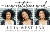 (36 x 24) Script Congratulations