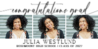 (48 x 24) Script Congratulations