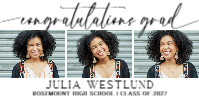 (72 x 36) Script Congratulations