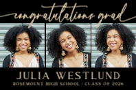 (36 x 24) Script Congratulations