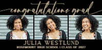 (72 x 36) Script Congratulations