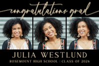 (72 x 48) Script Congratulations