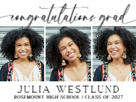 Script Congratulations (24 x 18)