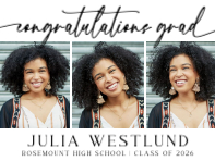 Script Congratulations (24 x 18)